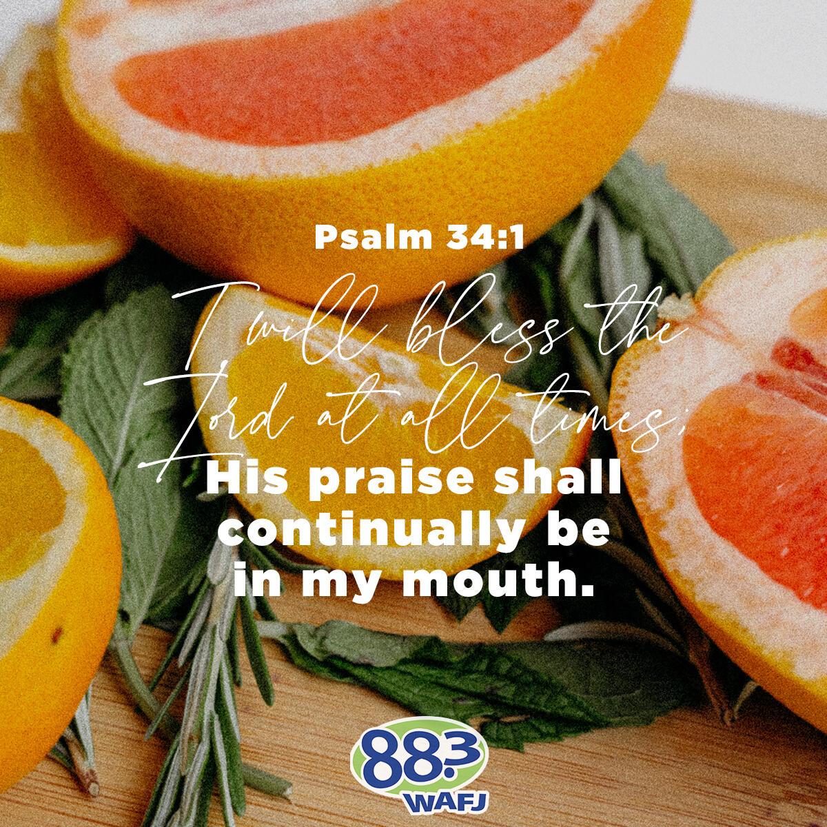 Psalm 34:1