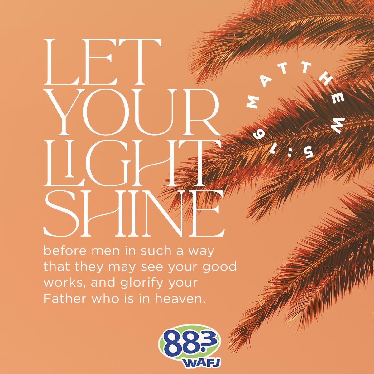 Matthew 5:16 - Verse of the Day