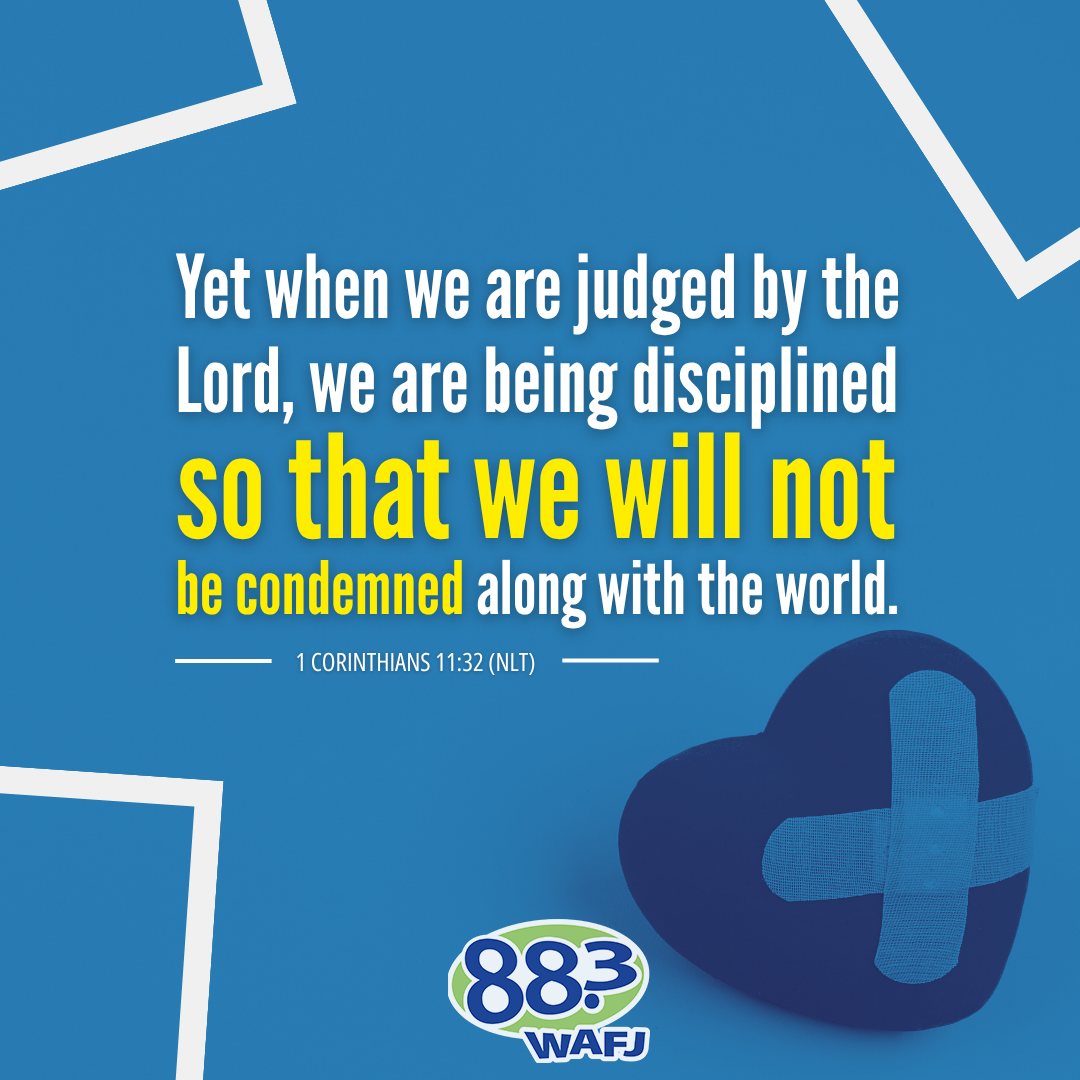 1 Corinthians 11:32 - Verse of the Day