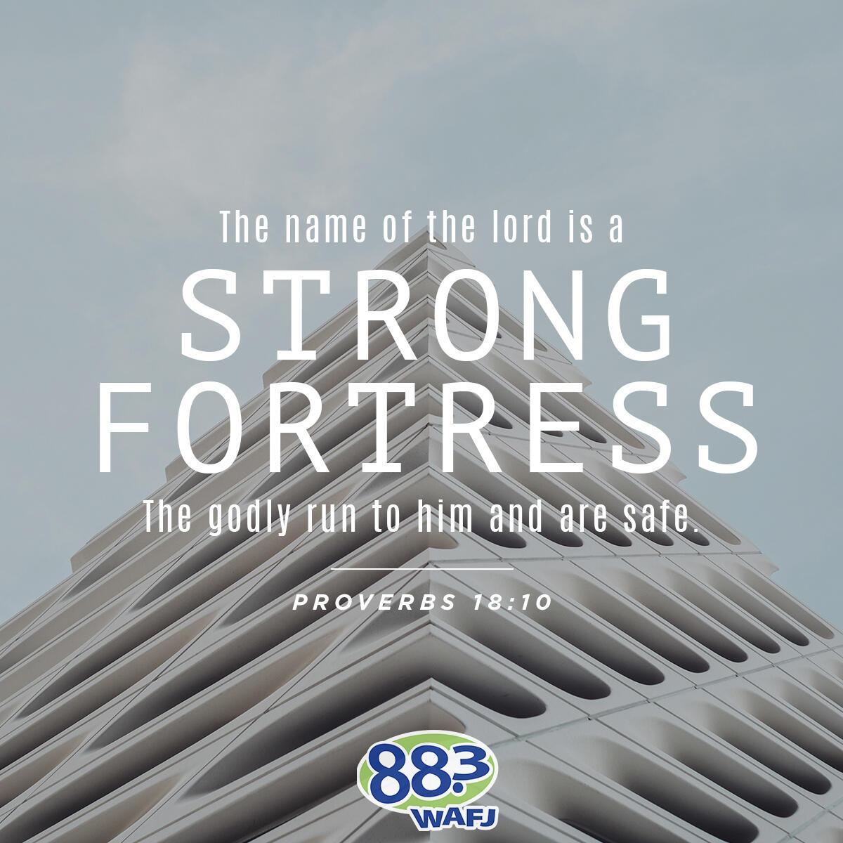 Proverbs 18:10 - Verse of the Day