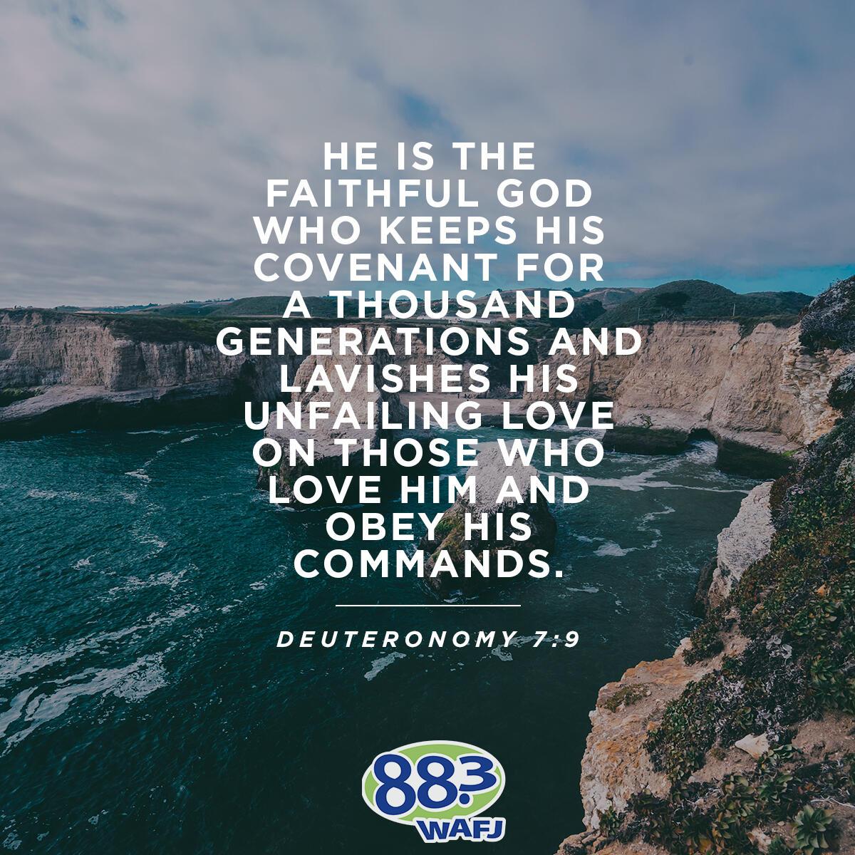 Deuteronomy 7:9 - Verse of the Day