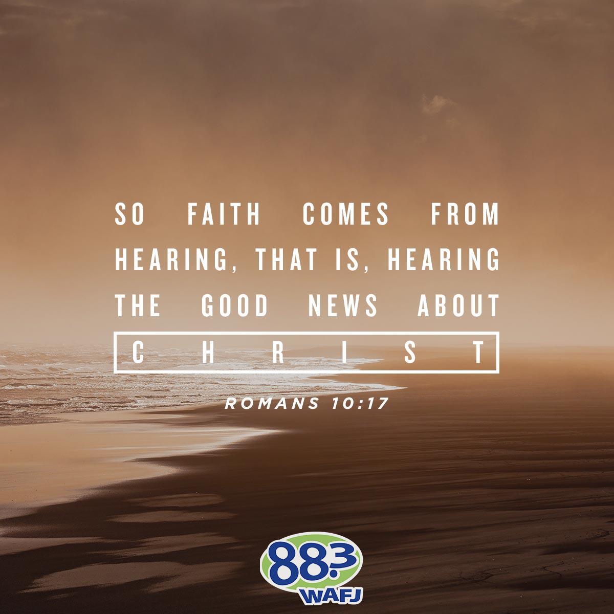 Romans 10:17 - Verse of the Day