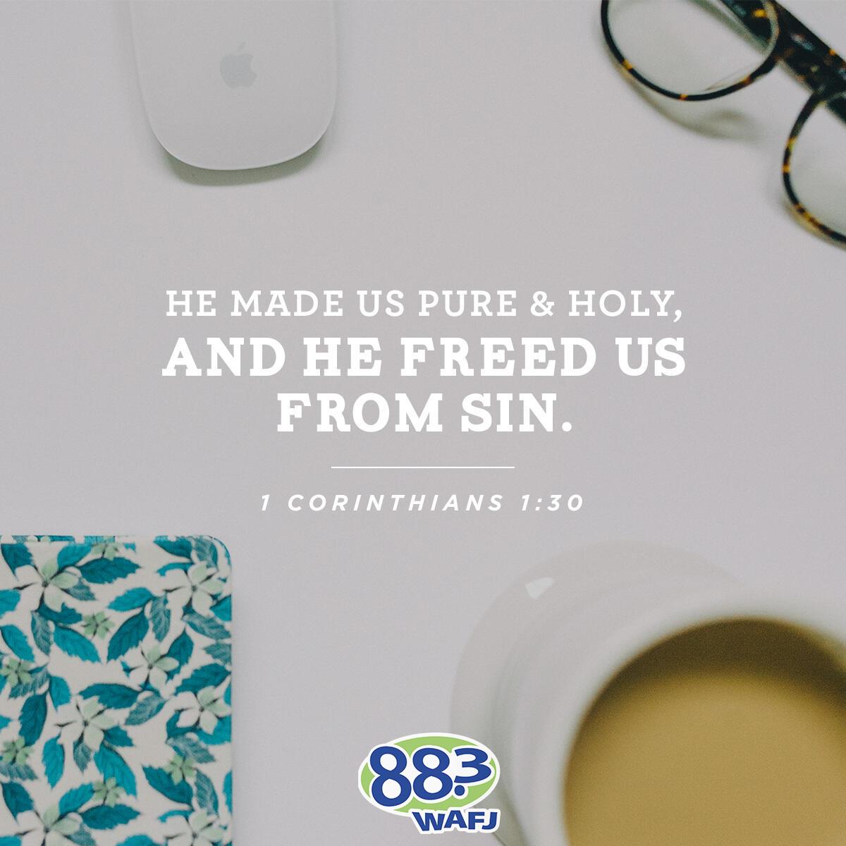 1 Corinthians 1: 30 - Verse of the Day