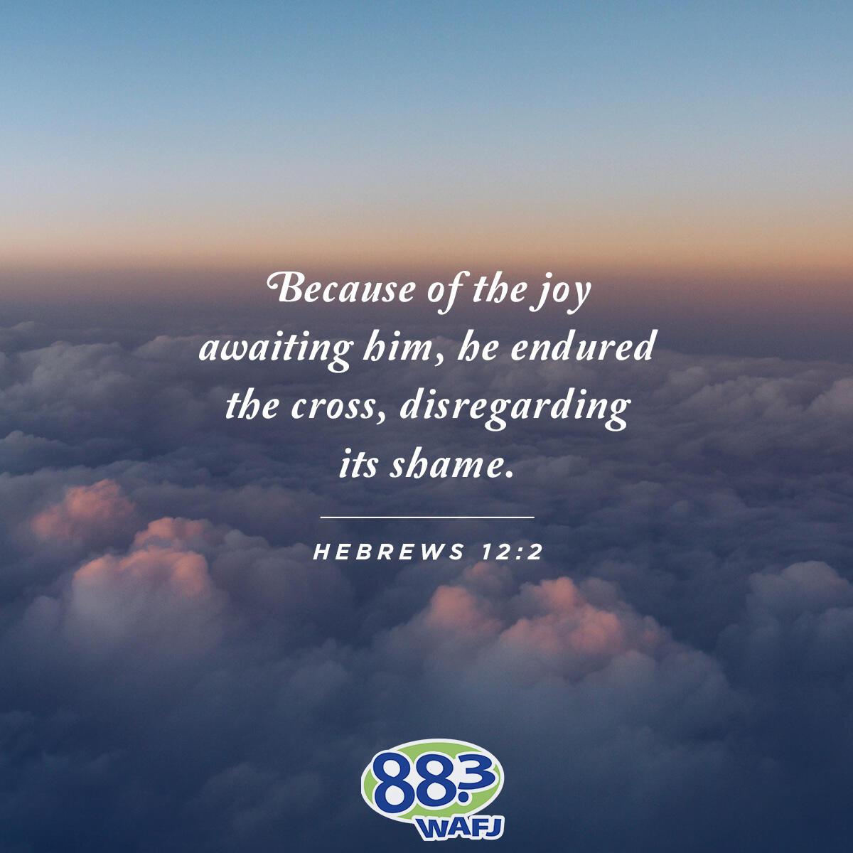 Hebrews 12: 2 - Verse of the Day