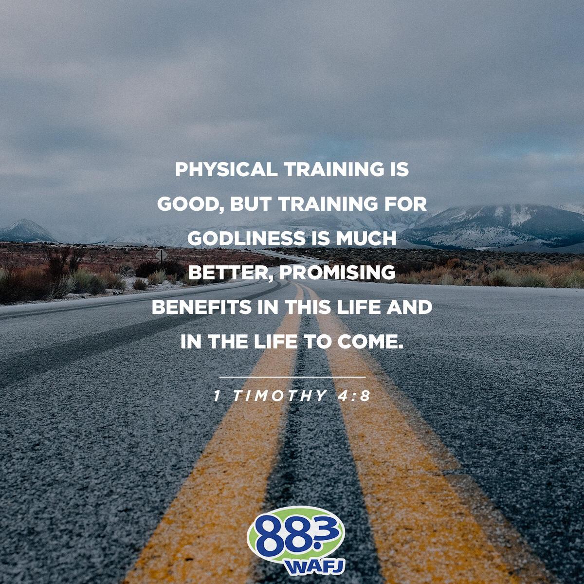 1 Timothy 4:8 - Verse of the Day