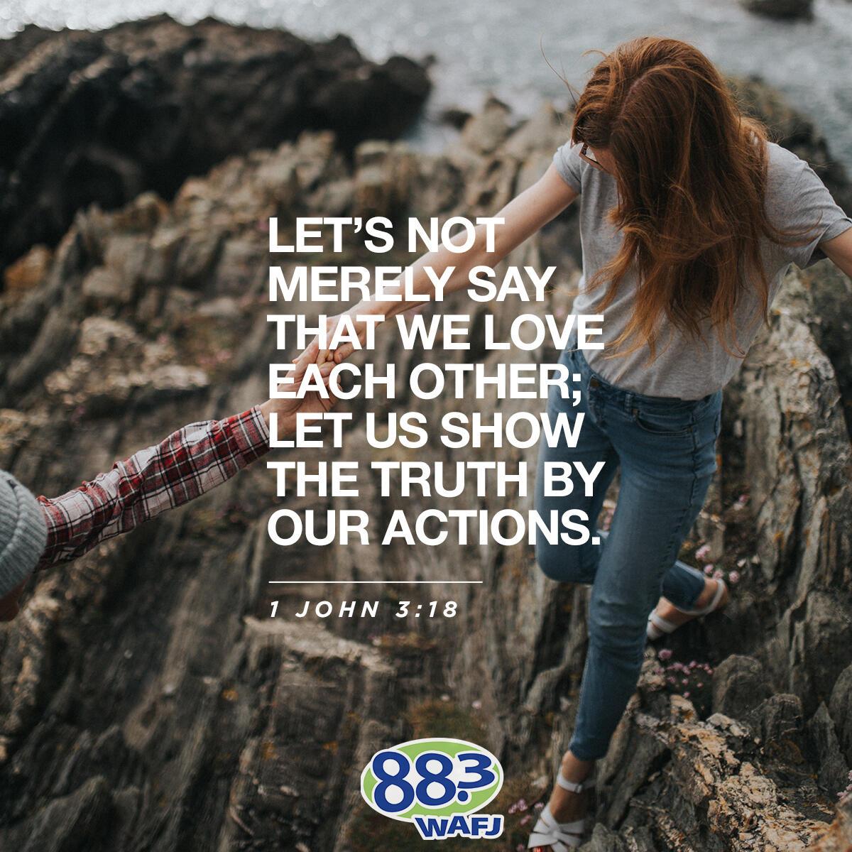 1 John 3:18 - Verse of the Day