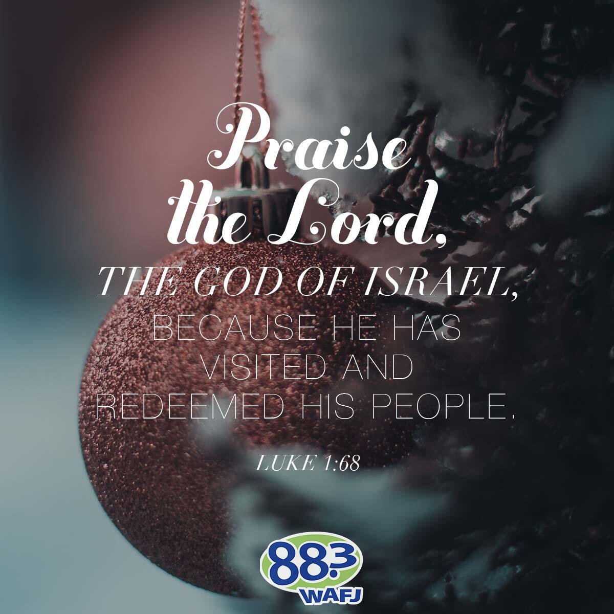 Luke 1:68 - Verse of the Day