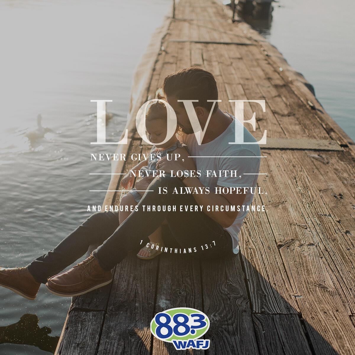 1 Corinthians 13:7 - Verse of the Day