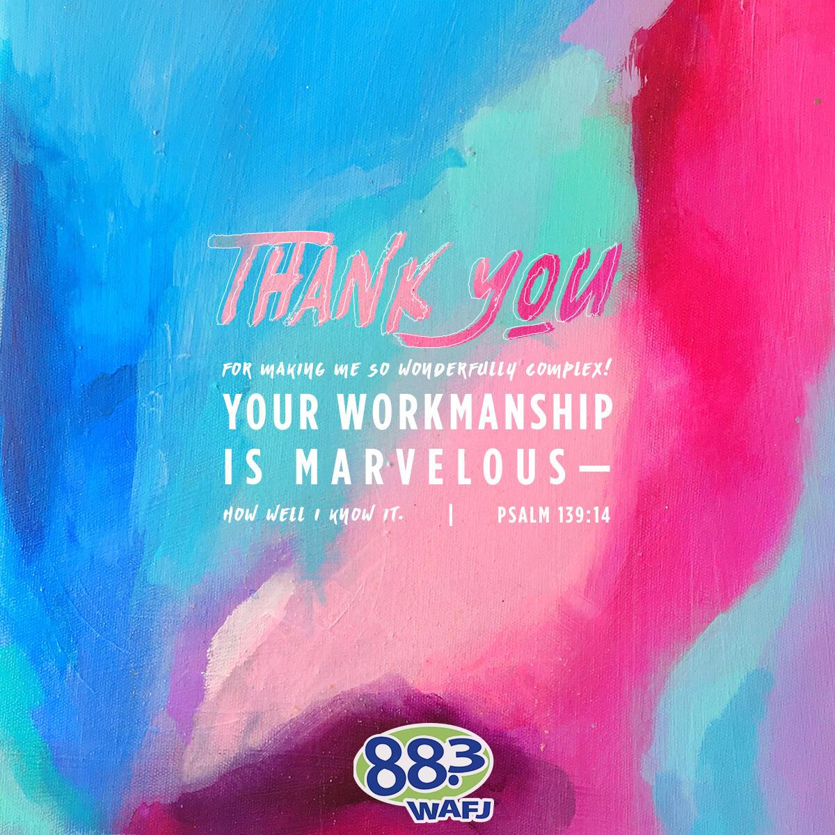 Psalm 139:14 - Verse of the Day