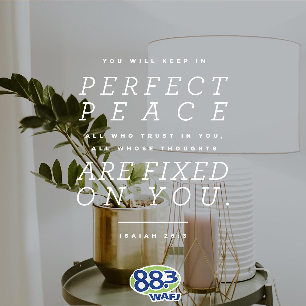 Isaiah 26:3 - Verse of the Day