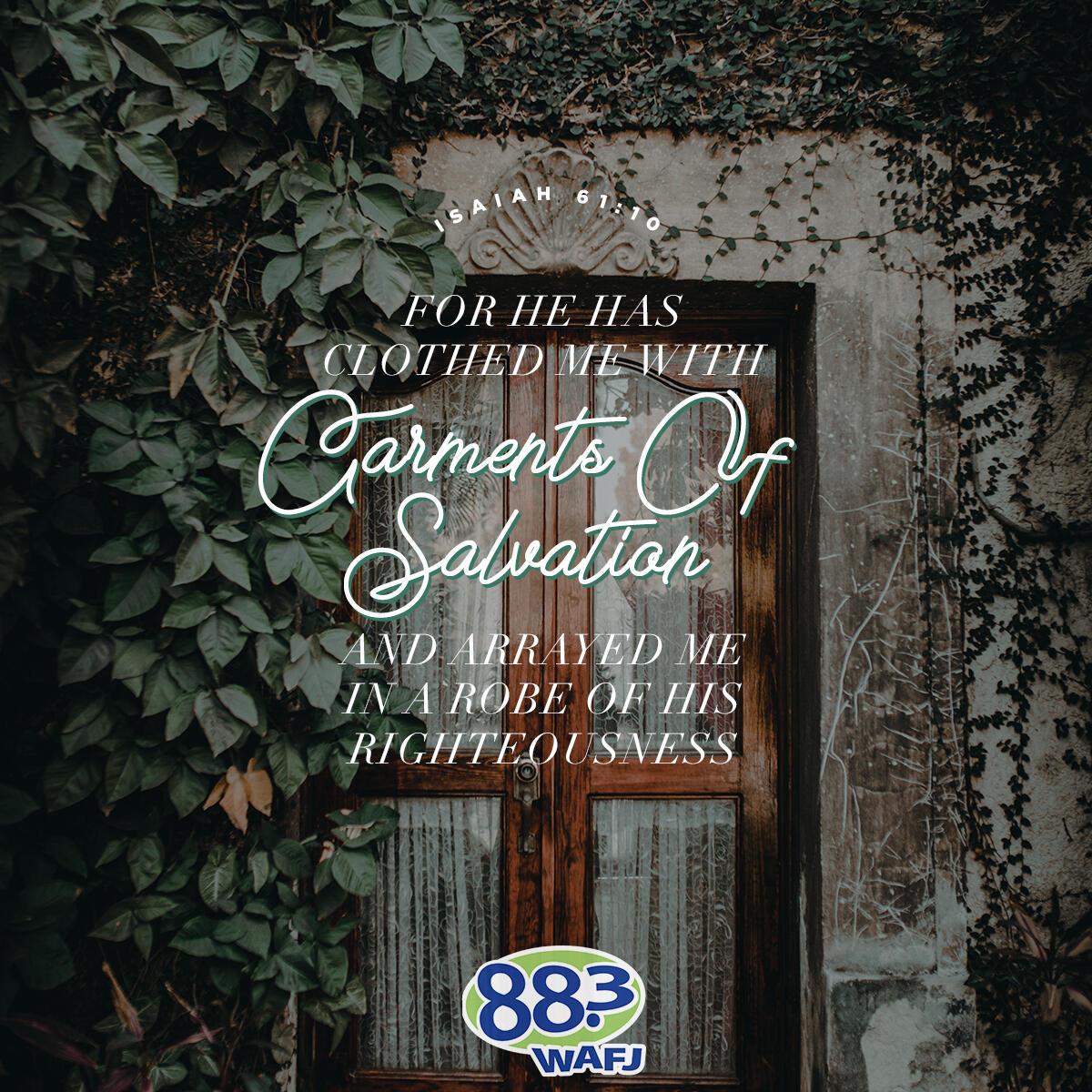 Isaiah 61:10 - Verse of the Day