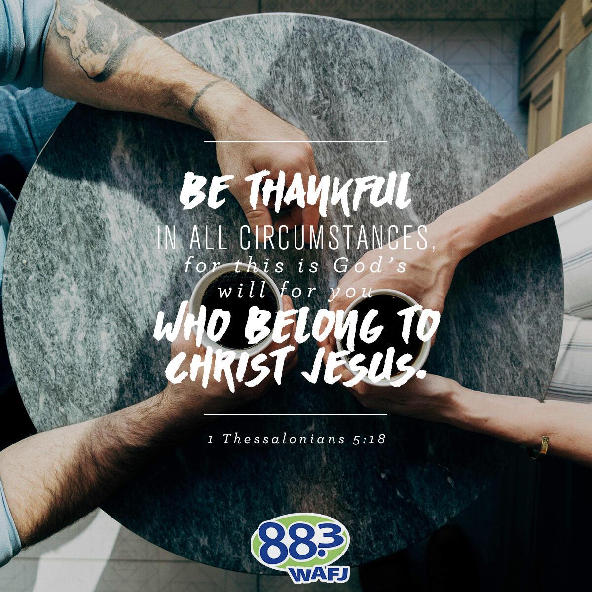 1 Thessalonians 5:18 - Verse of the Day