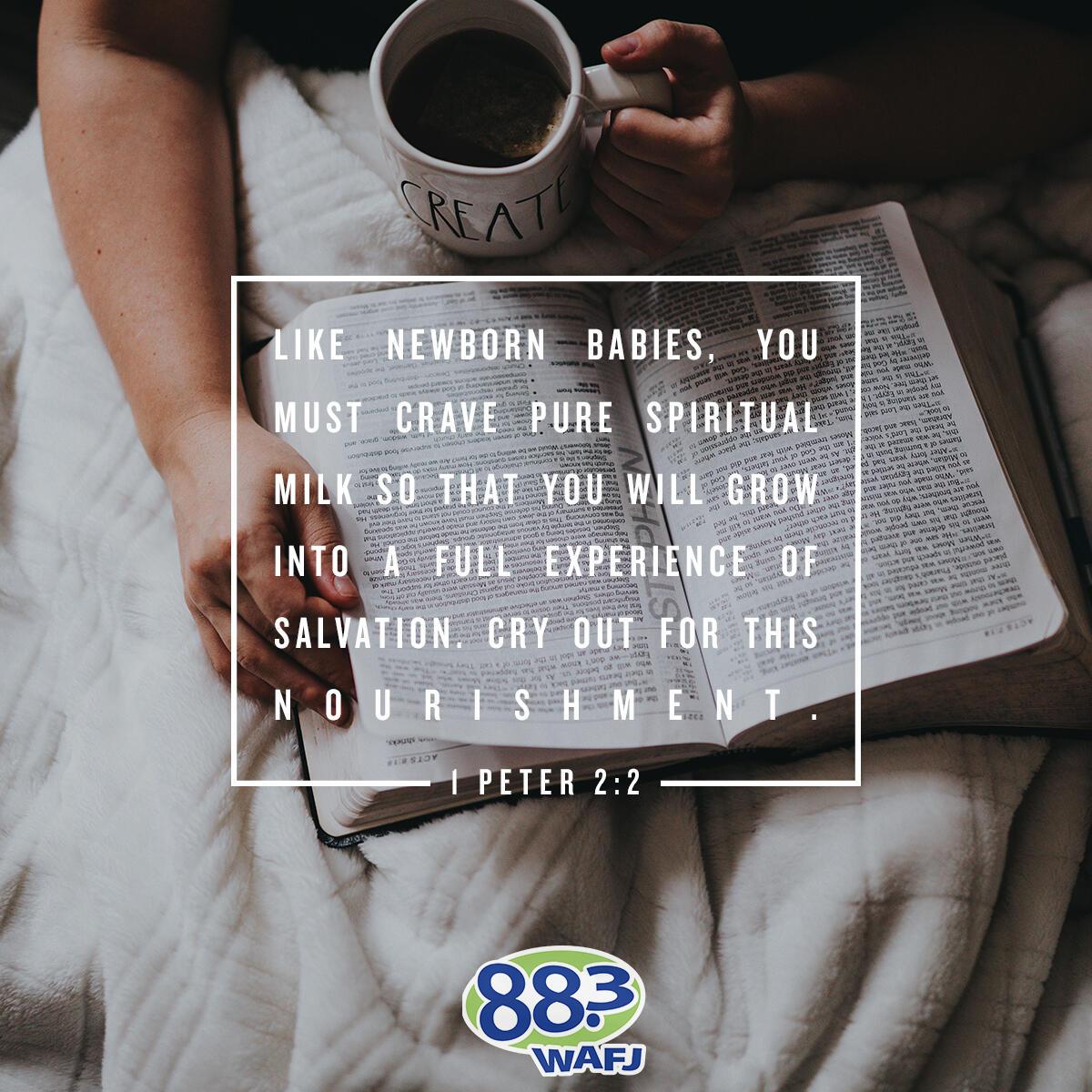 1 Peter 2:2 - Verse of the Day