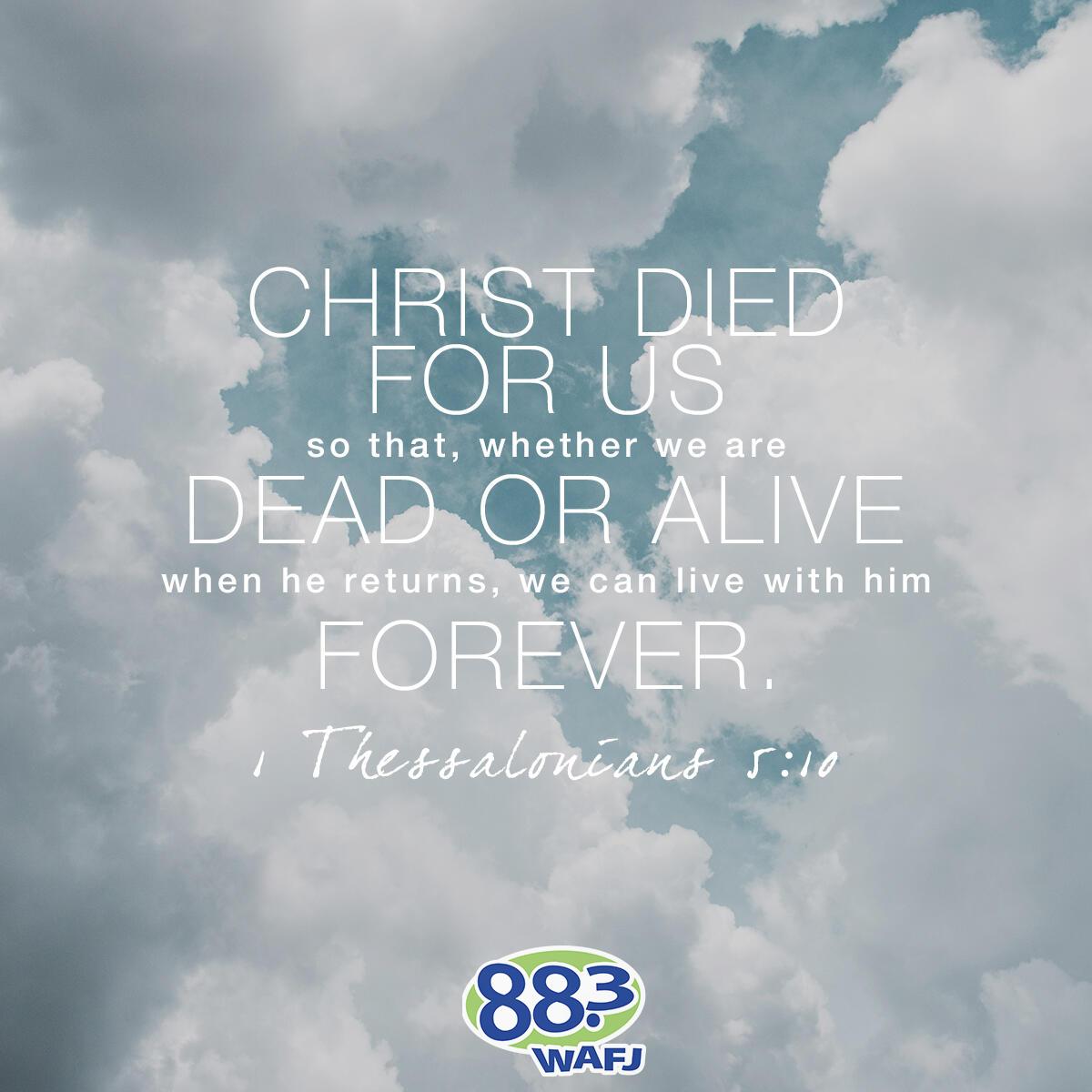 1 Thessalonians 5:10 - Verse of the Day