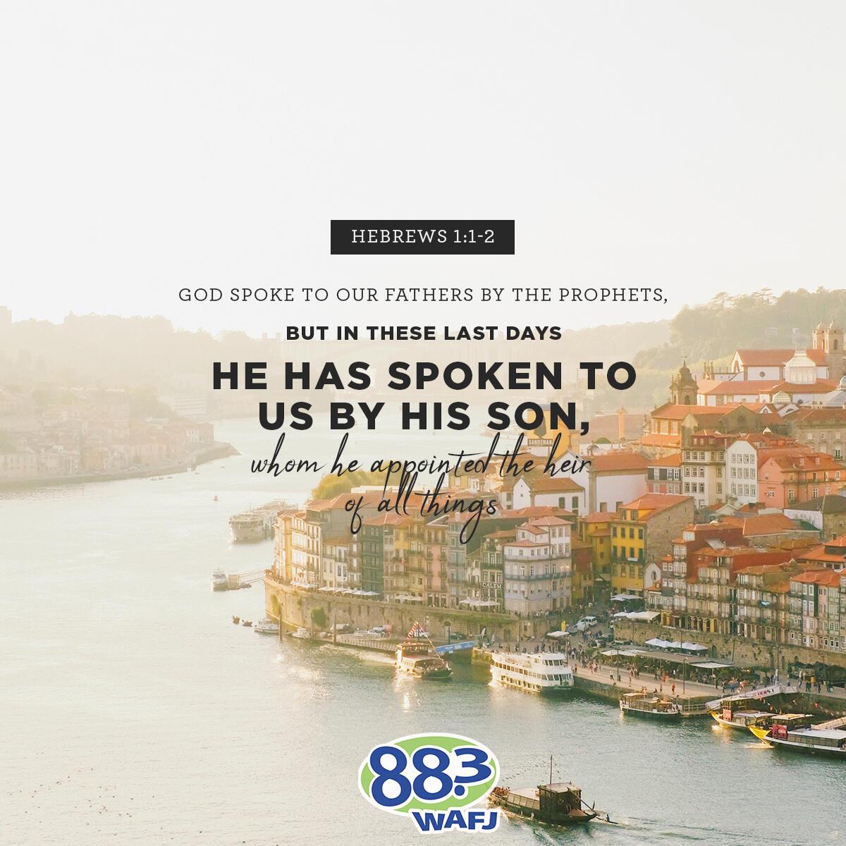 Hebrews 1:1-2 - Verse of the Day