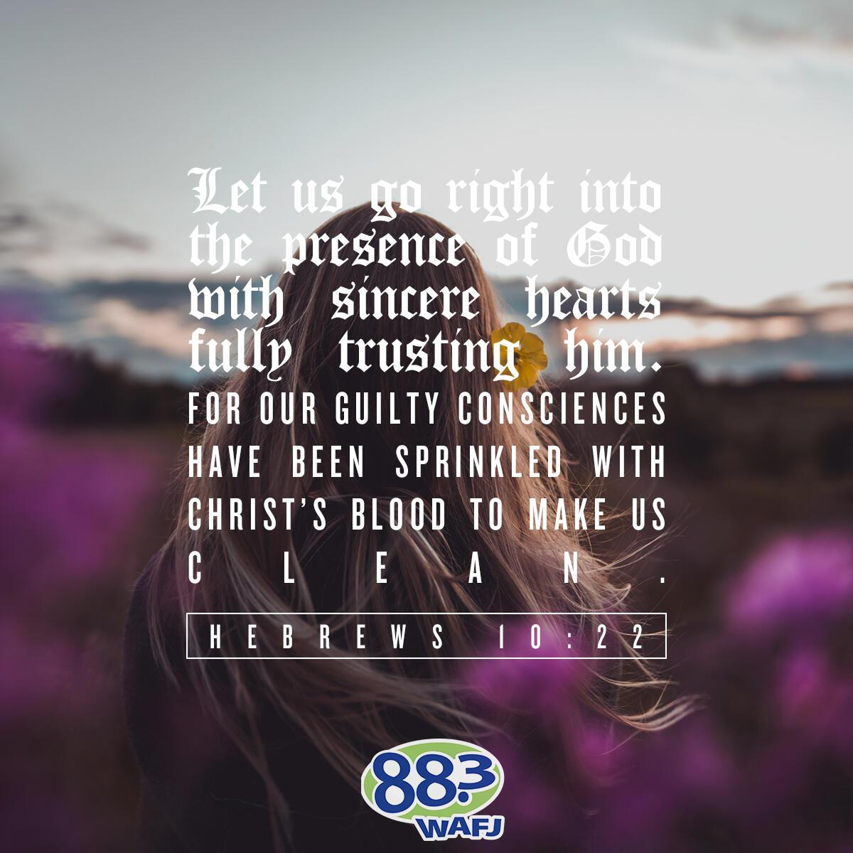 Hebrews 10:22 - Verse of the Day