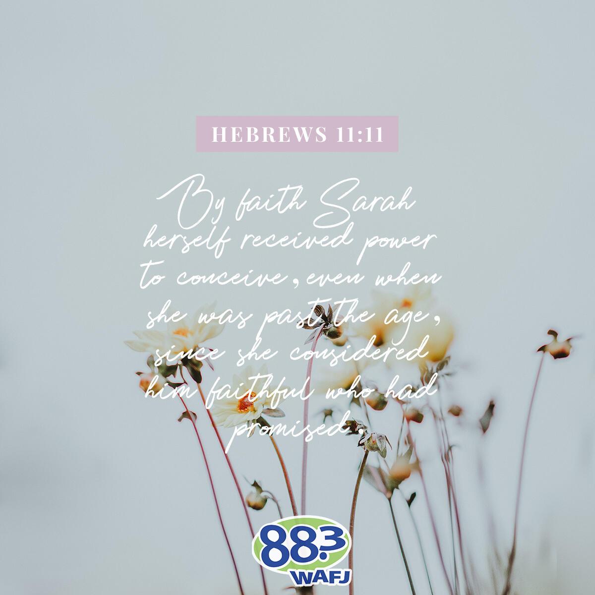 Hebrews 11:11 - Verse of the Day