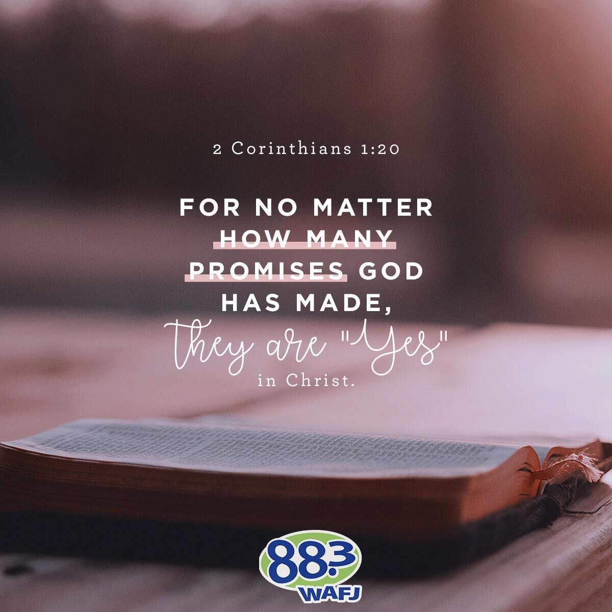 2 Corinthians 1:20 - Verse of the Day