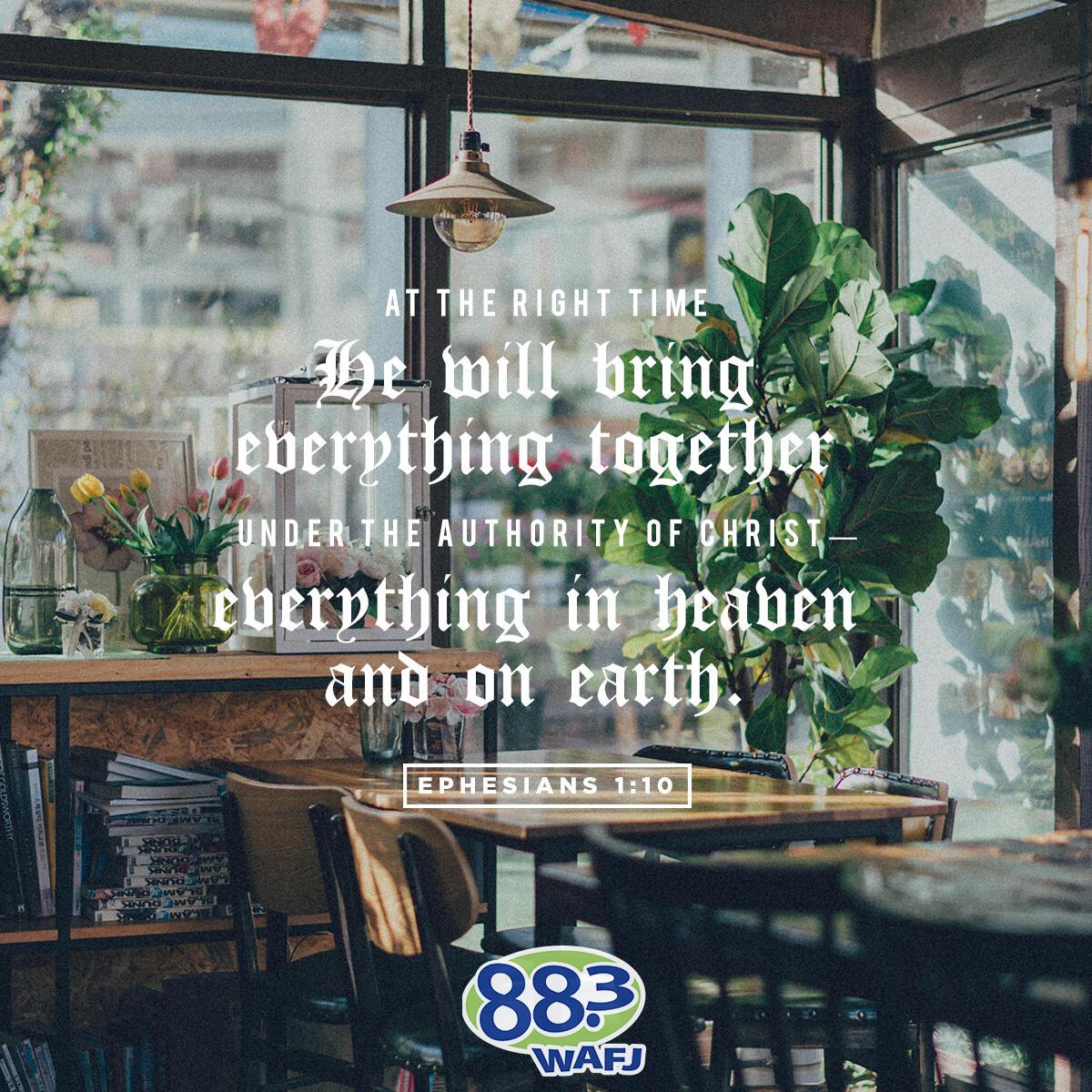 Ephesians 1:10 - Verse of the Day