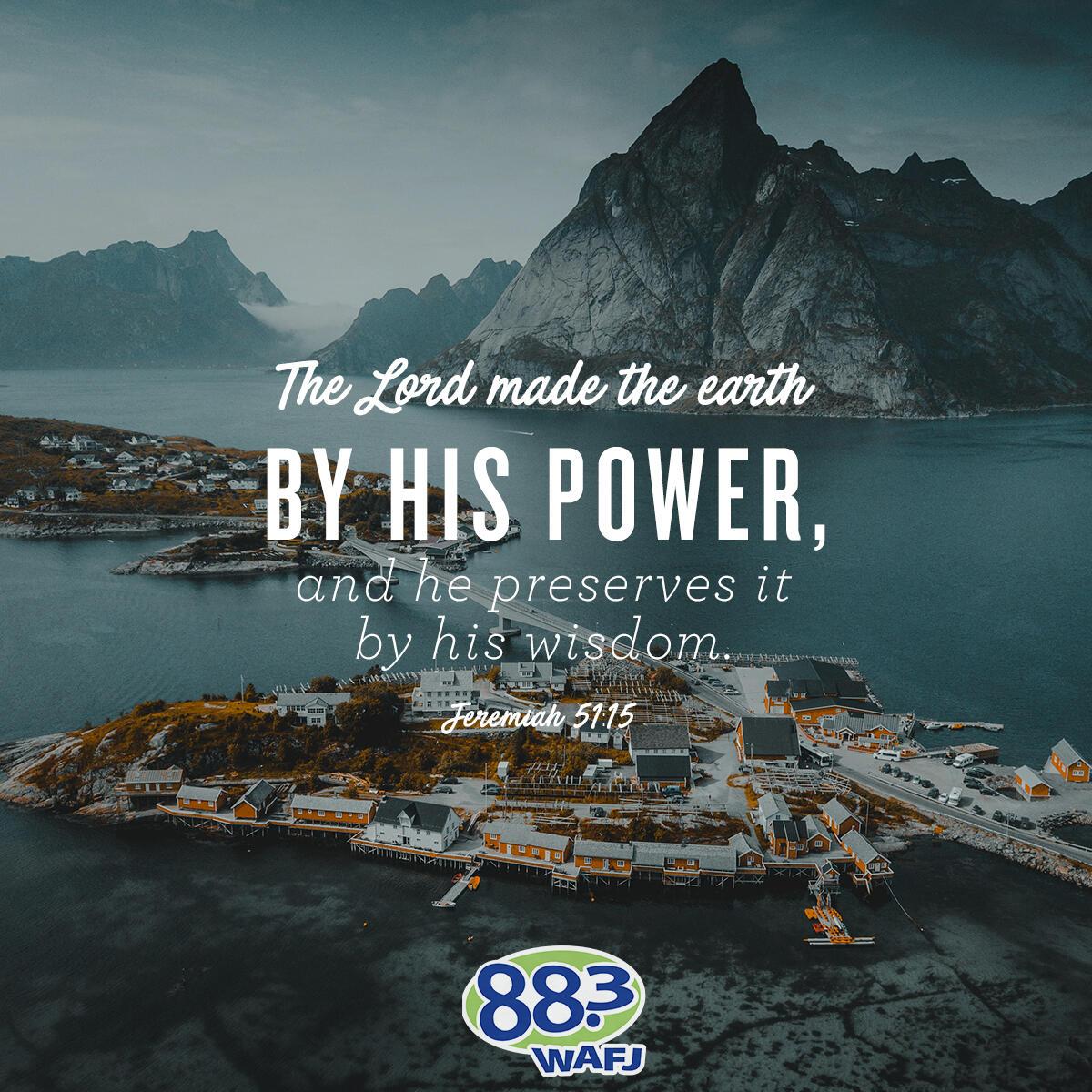 Jeremiah 51:15 - Verse of the Day