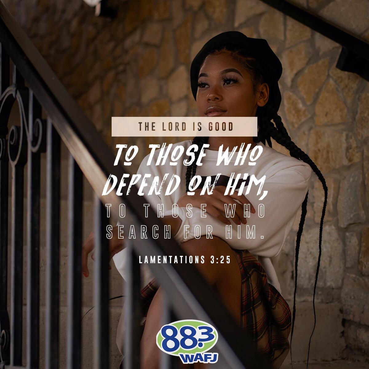 Lamentations 3:25 - Verse of the Day