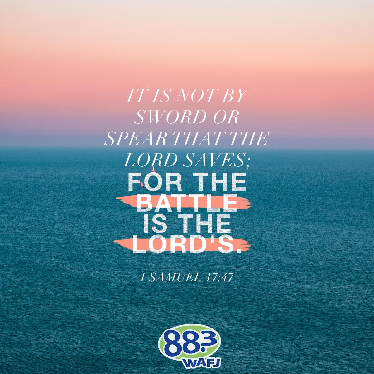 1 Samuel 17:47                                                         . - Verse of the Day