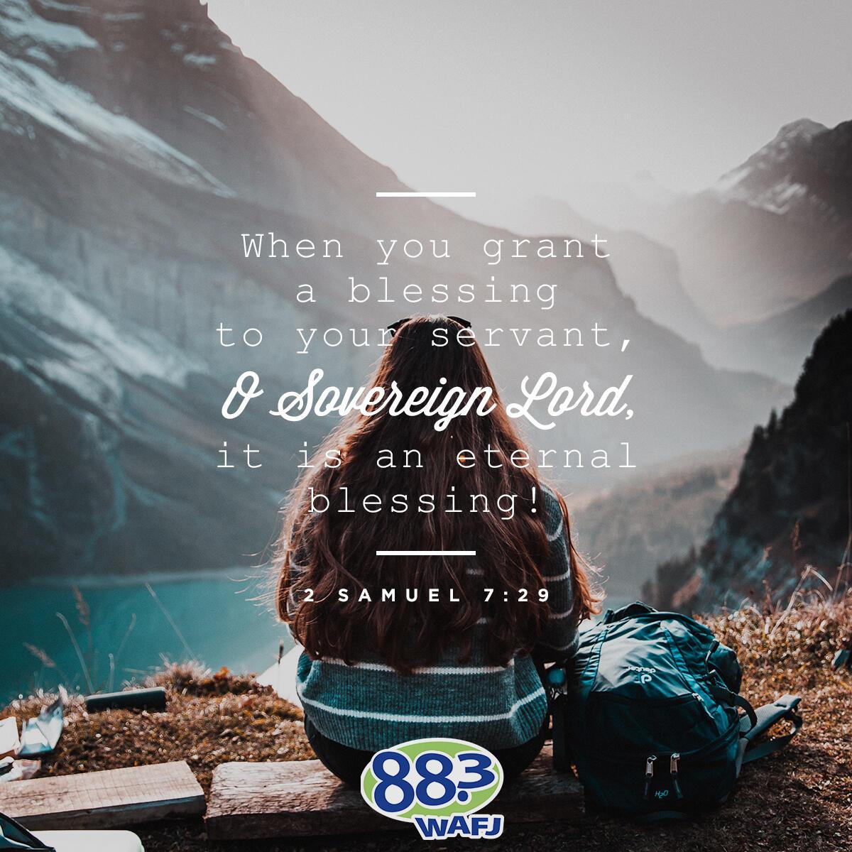 2 Samuel 7:29                                                  . - Verse of the Day