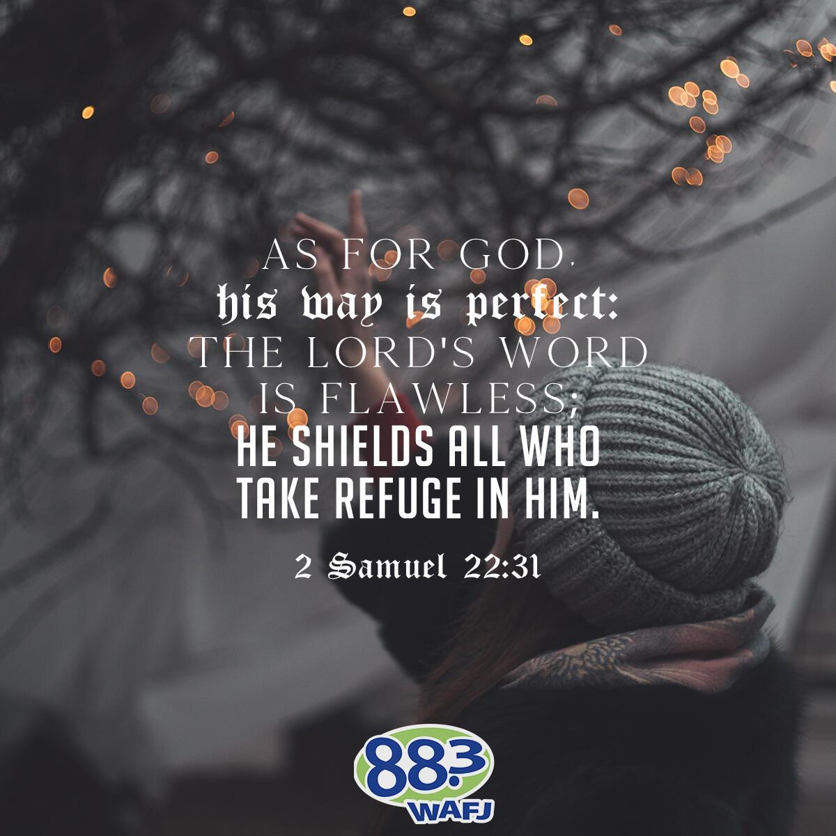 2 Samuel 22:31                   . - Verse of the Day
