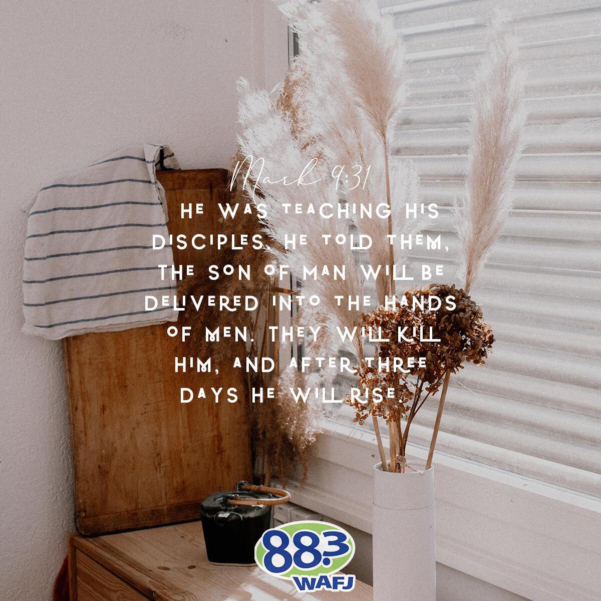 Mark 9:31 - Verse of the Day