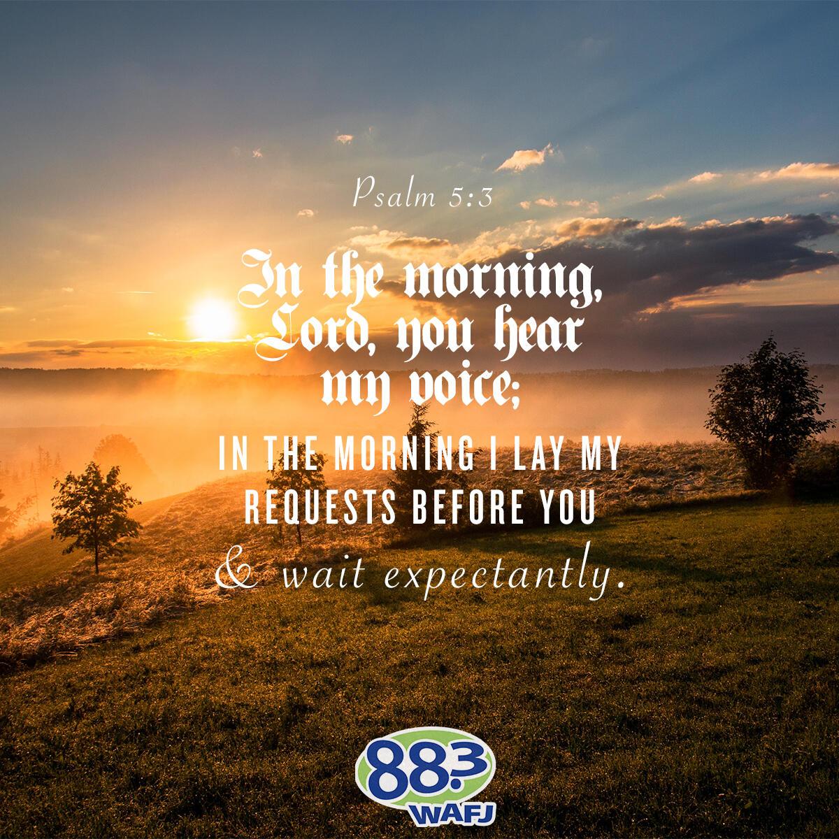 Psalm 5:3 - Verse of the Day