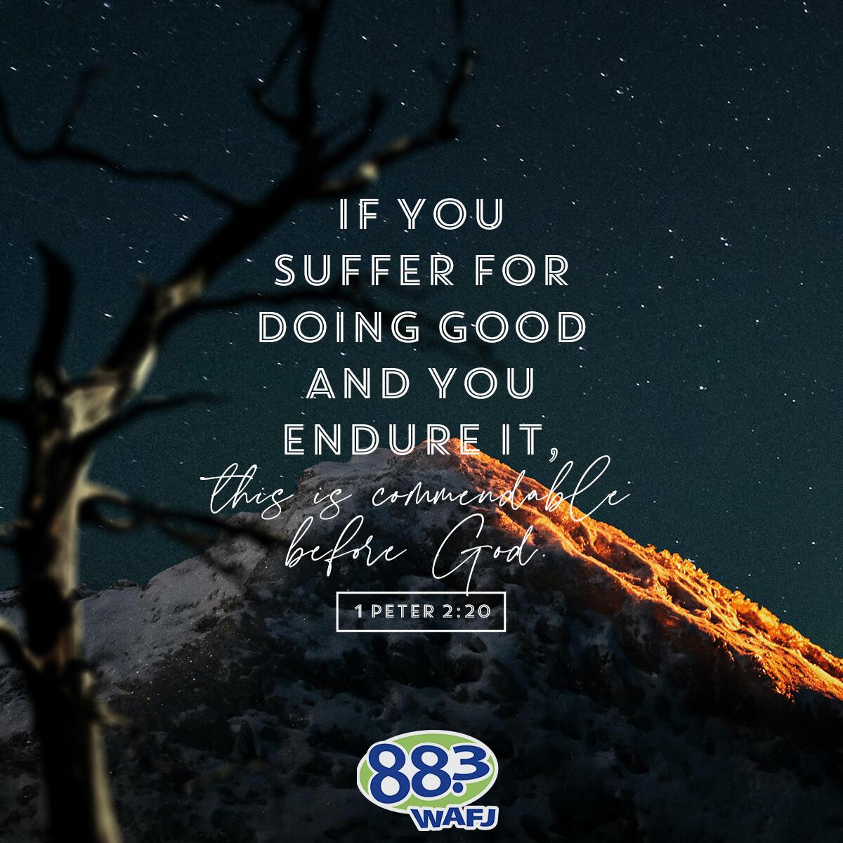 1 Peter 2:20 - Verse of the Day