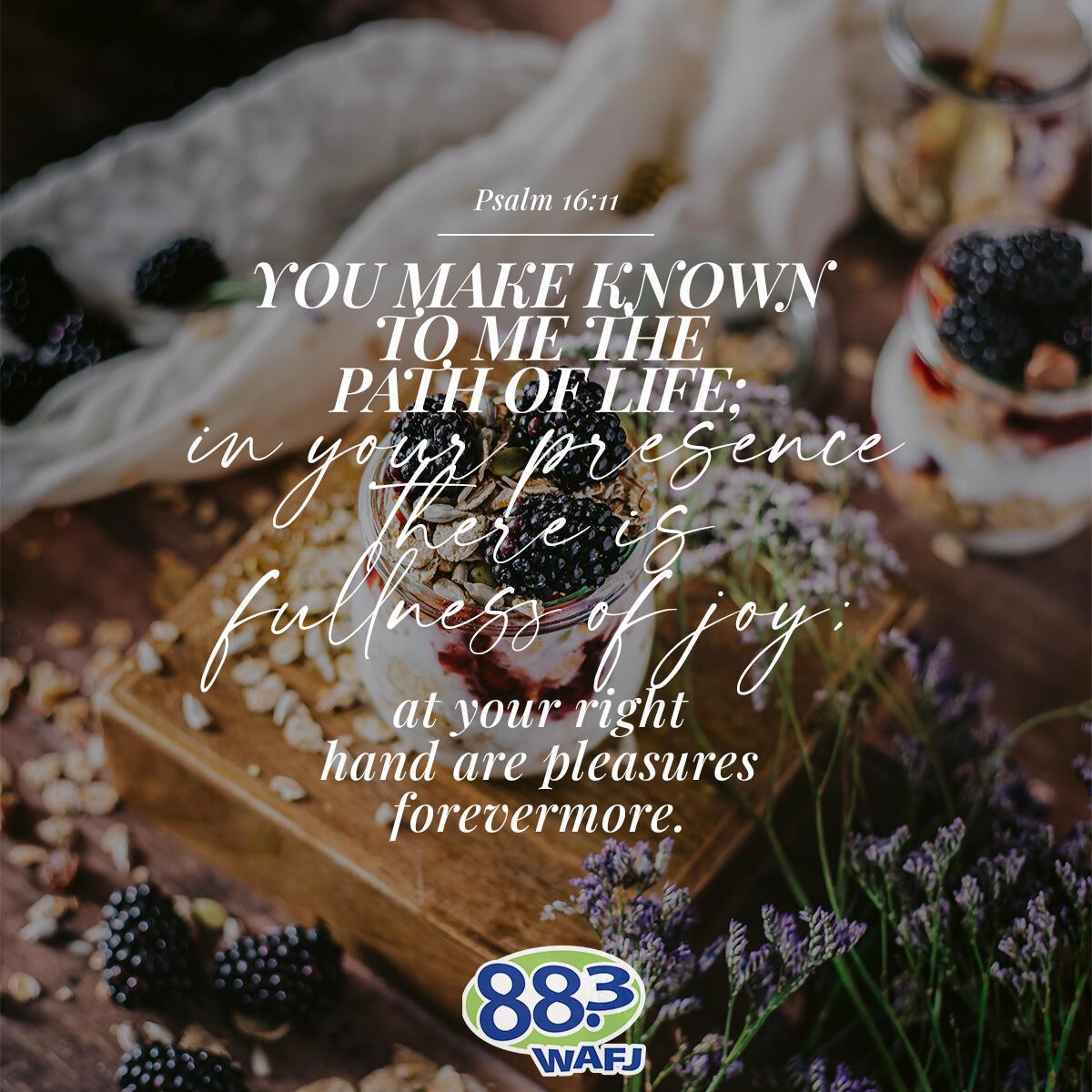 Psalm 16:11 - Verse of the Day