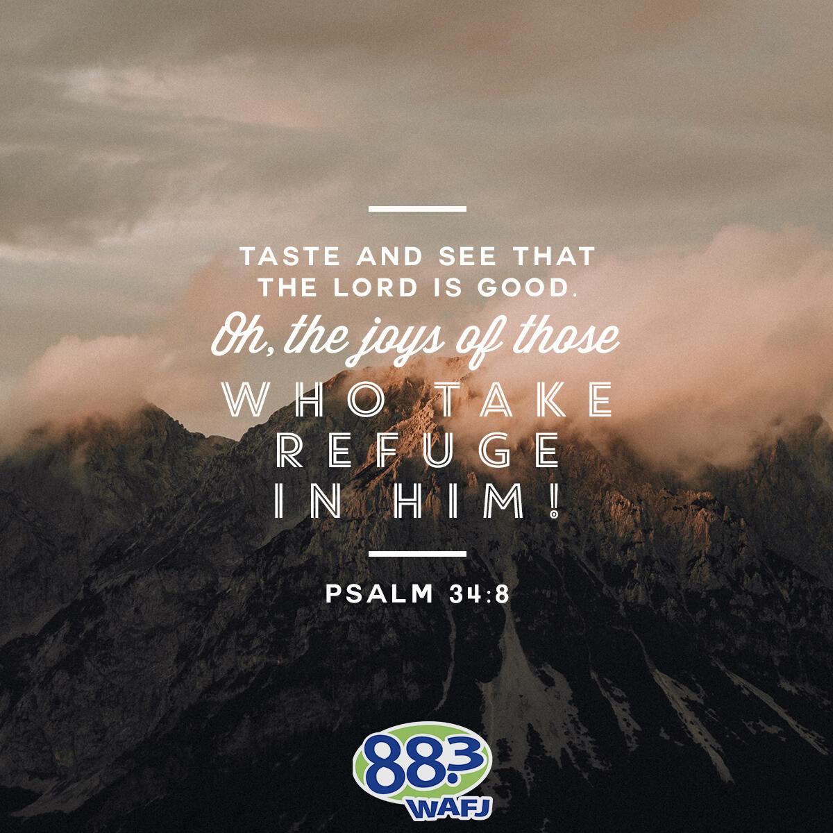 Psalm 34:8 - Verse of the Day