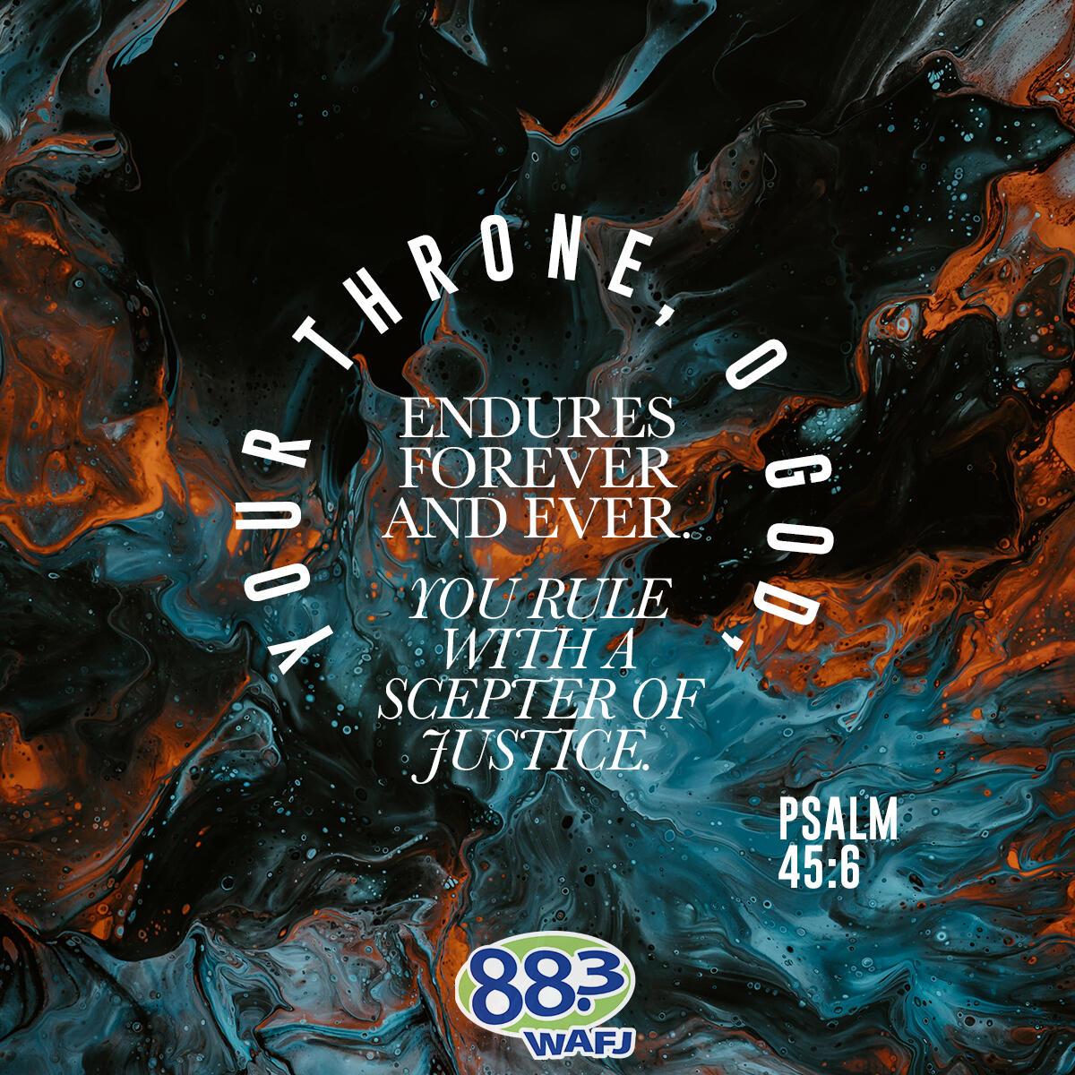 Psalm 45:6 - Verse of the Day