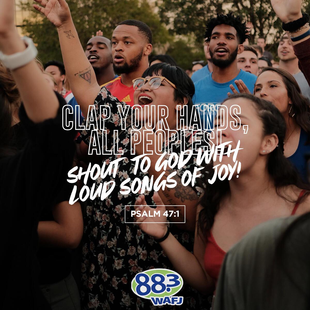 Psalm 47:1 - Verse of the Day