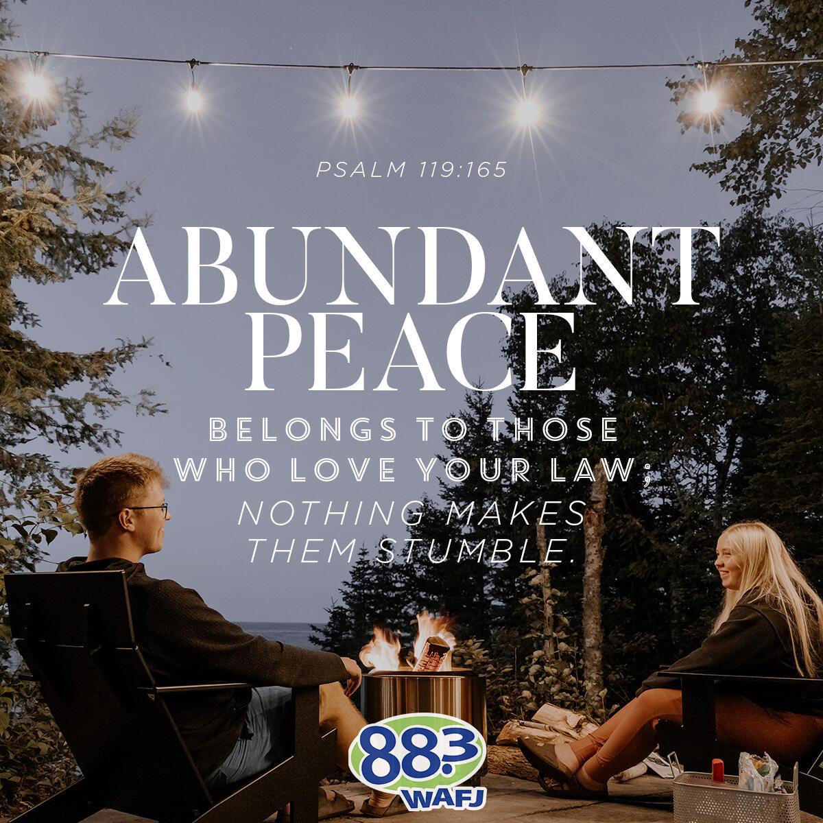 Psalm 119:165 - Verse of the Day