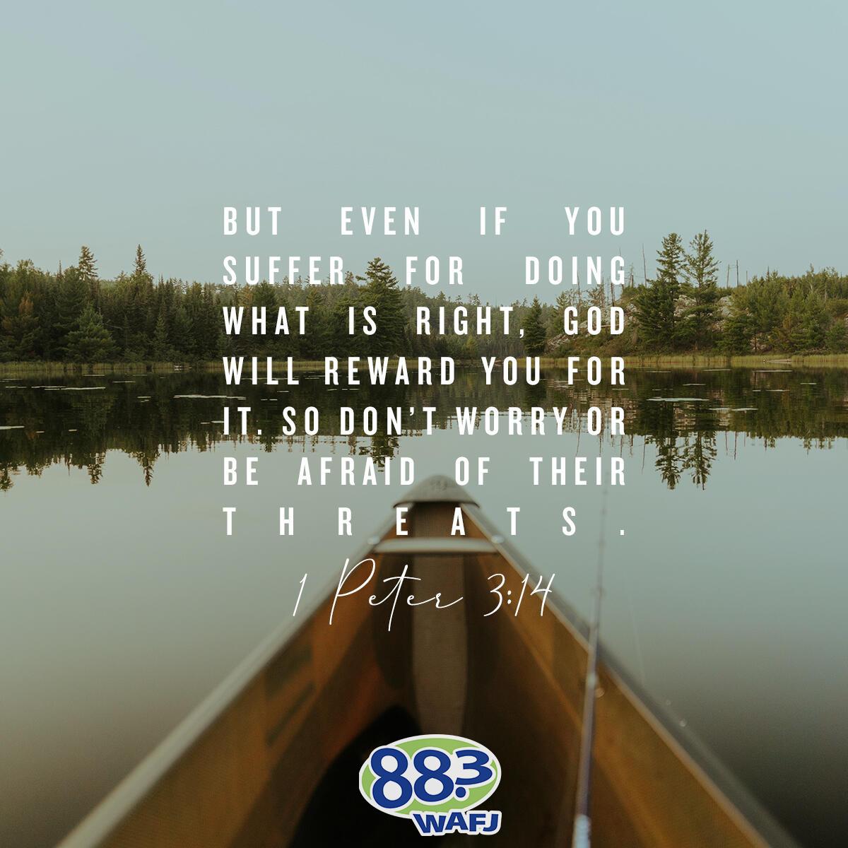 1 Peter 3:14 - Verse of the Day