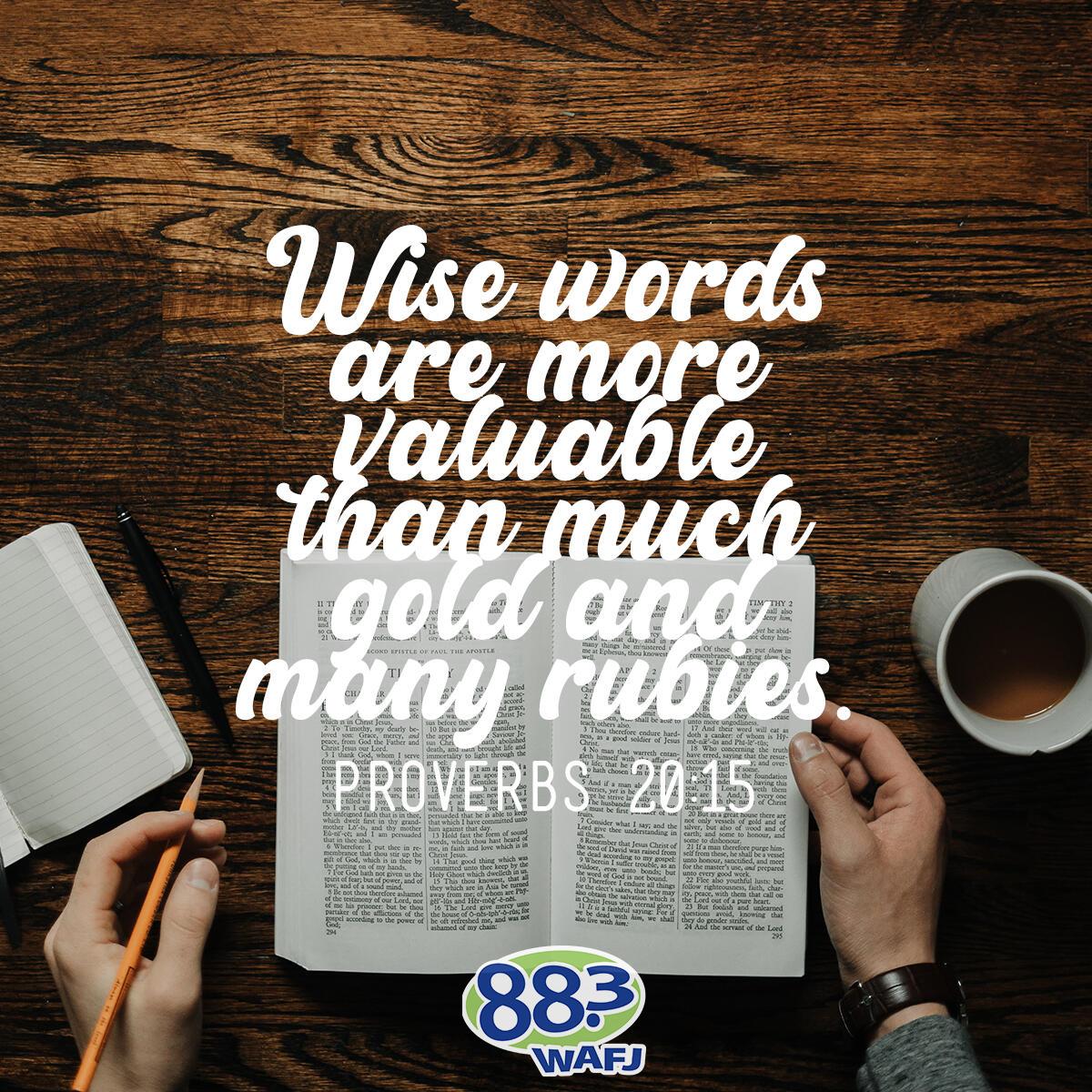 Proverbs 20:15 - Verse of the Day
