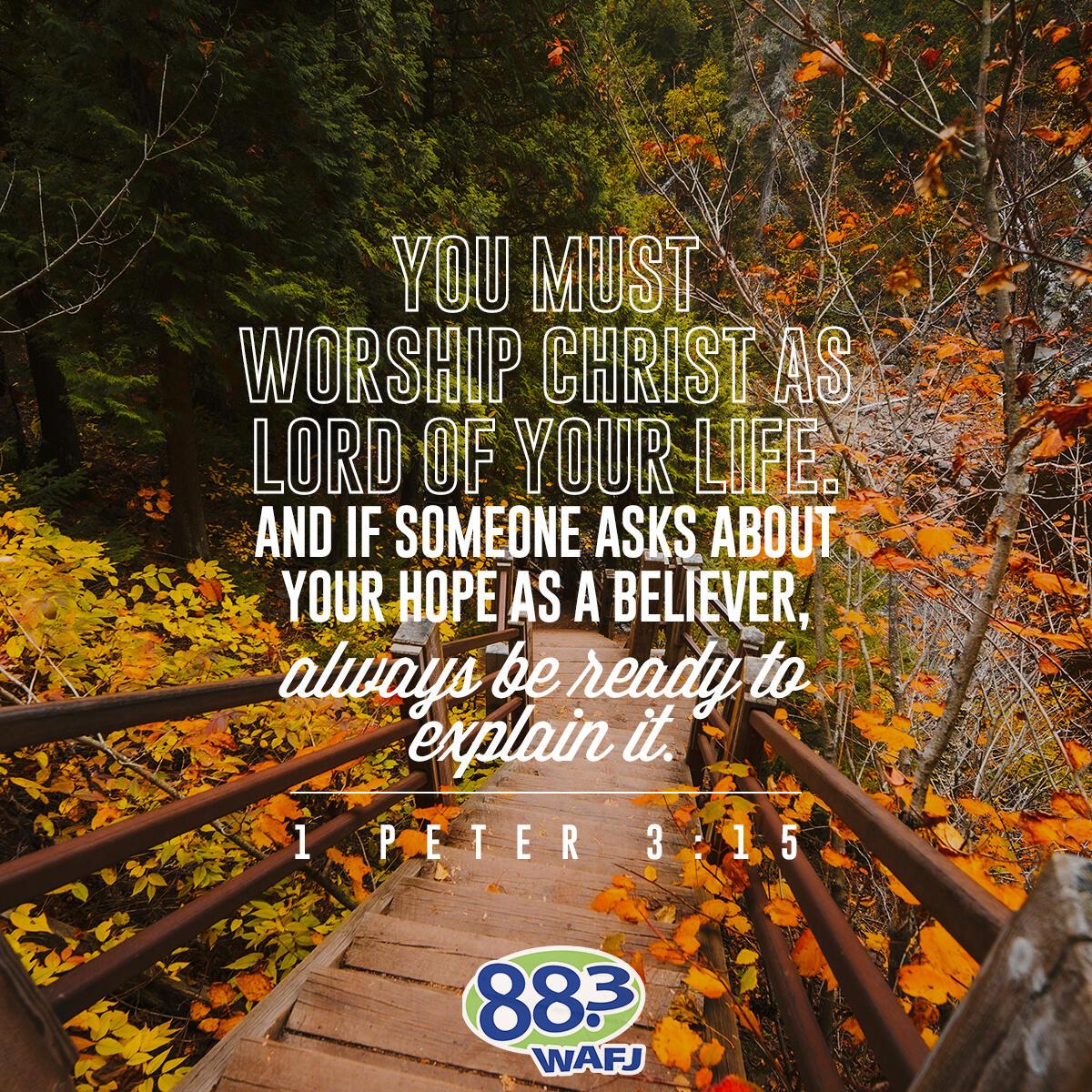 1 Peter 3:15 - Verse of the Day
