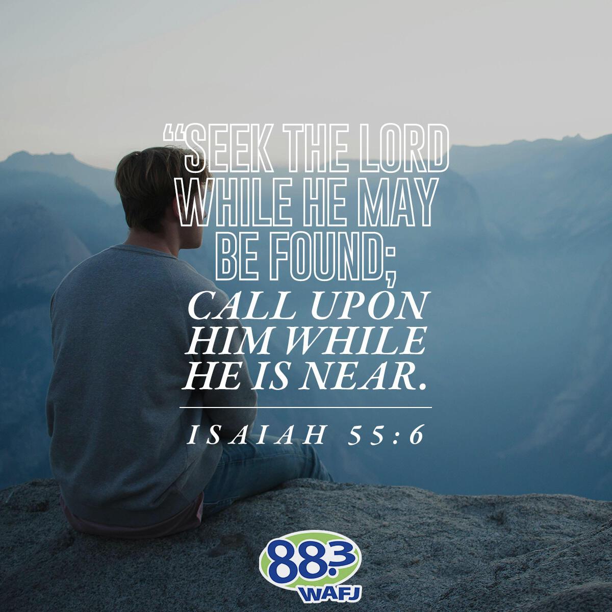 Isaiah  55:6 - Verse of the Day