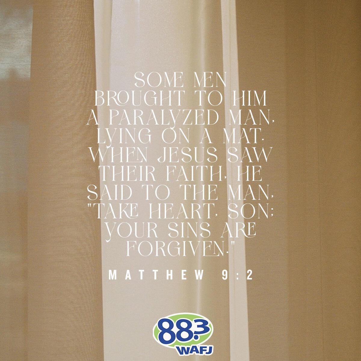Matthew 9:2 - Verse of the Day