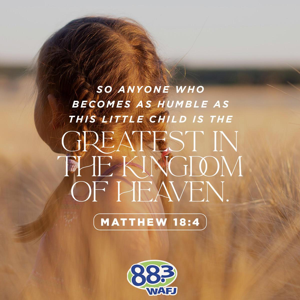 Matthew 18:4 - Verse of the Day