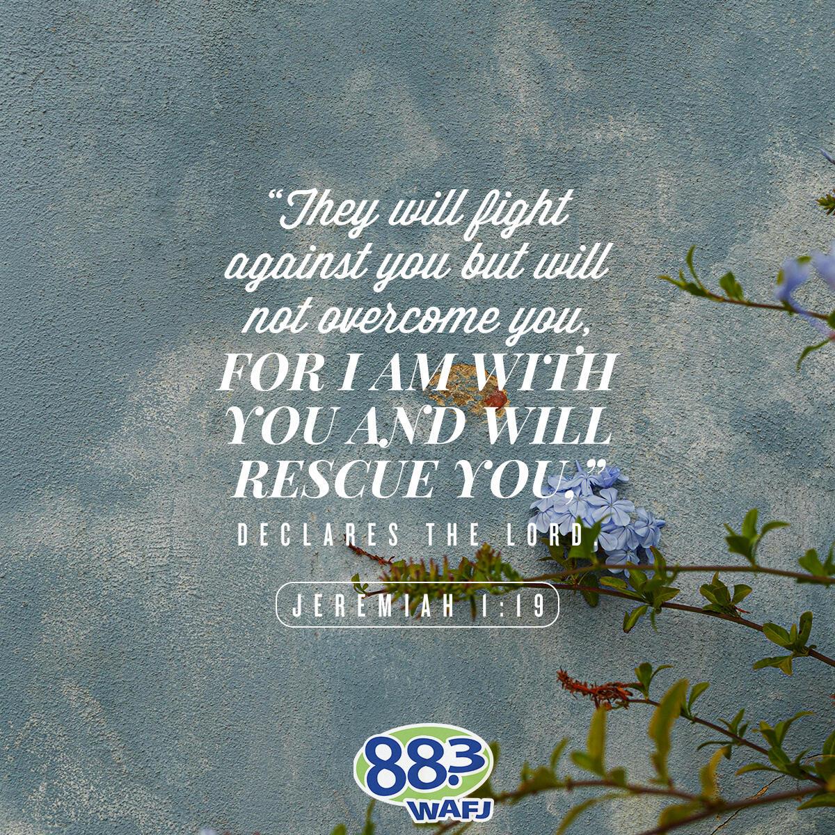 Jeremiah 1:19 - Verse of the Day