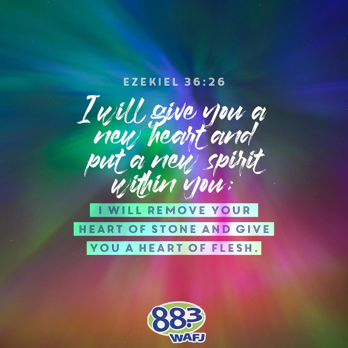 Ezekiel 36:26 - Verse of the Day