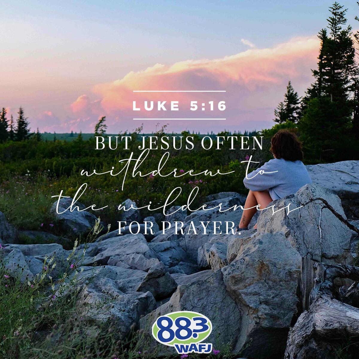 Luke 5:16 - Verse of the Day