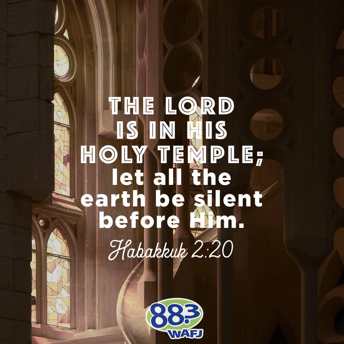 Habakkuk 2:20 - Verse of the Day