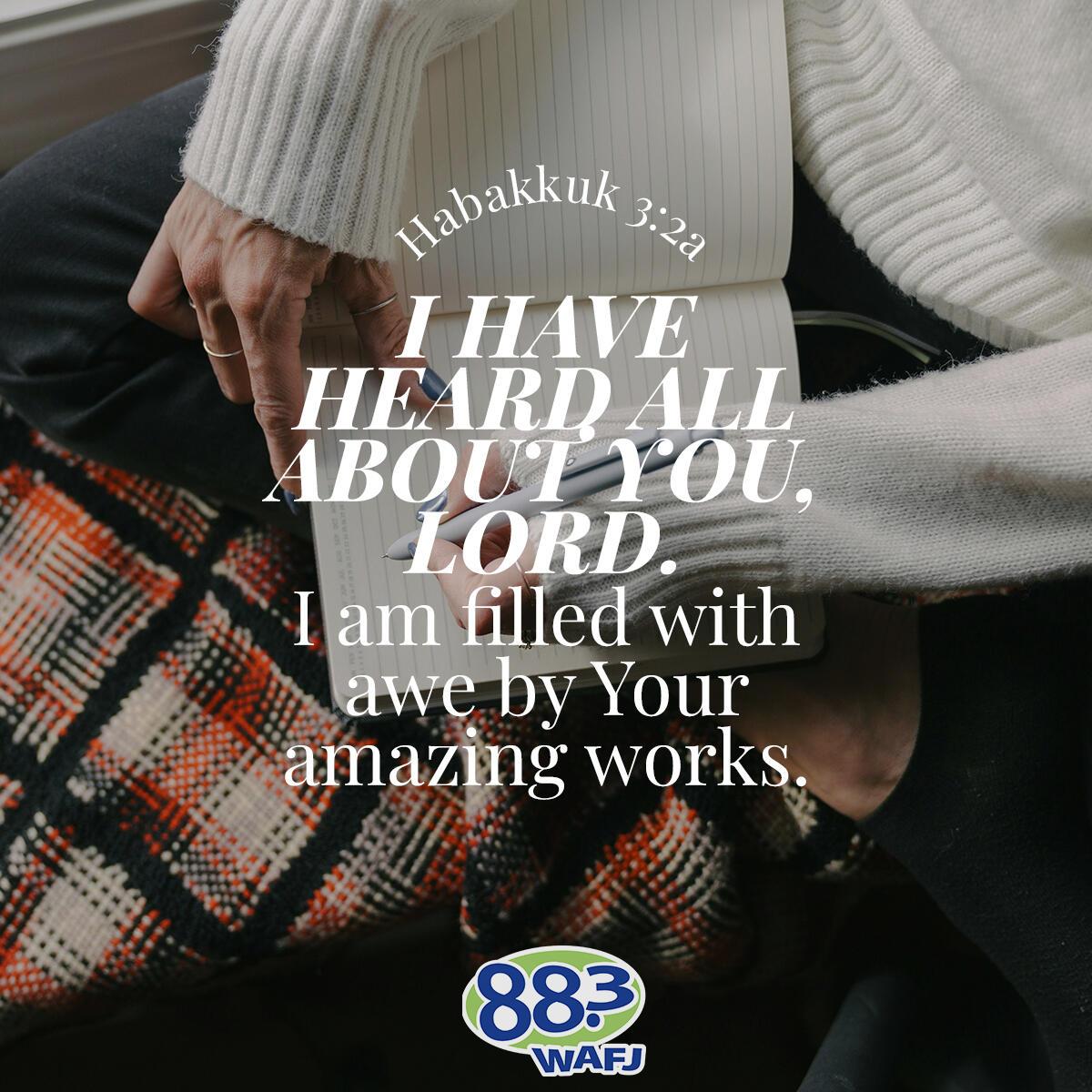 Habakkuk 3:2a - Verse of the Day