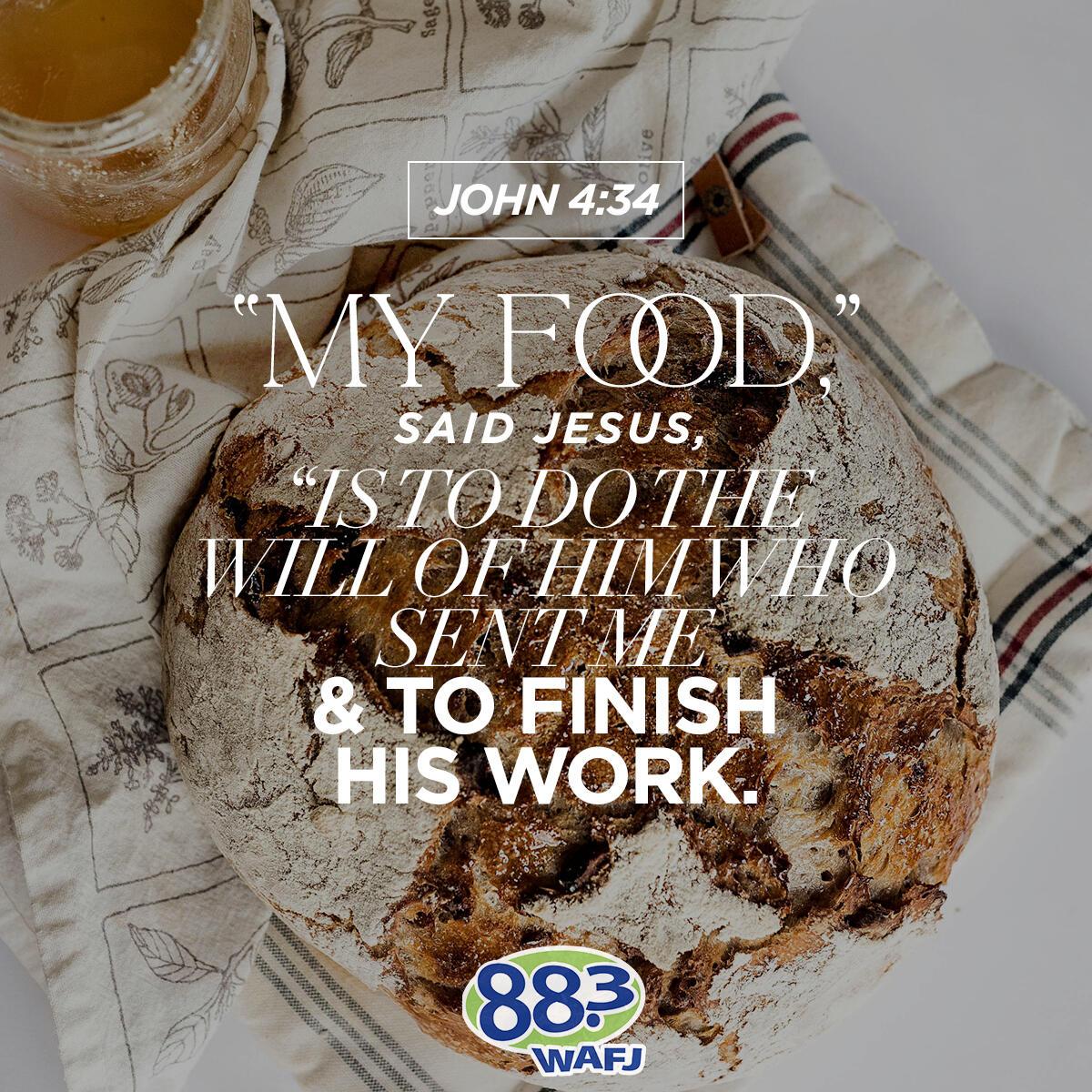 John 4:34 - Verse of the Day