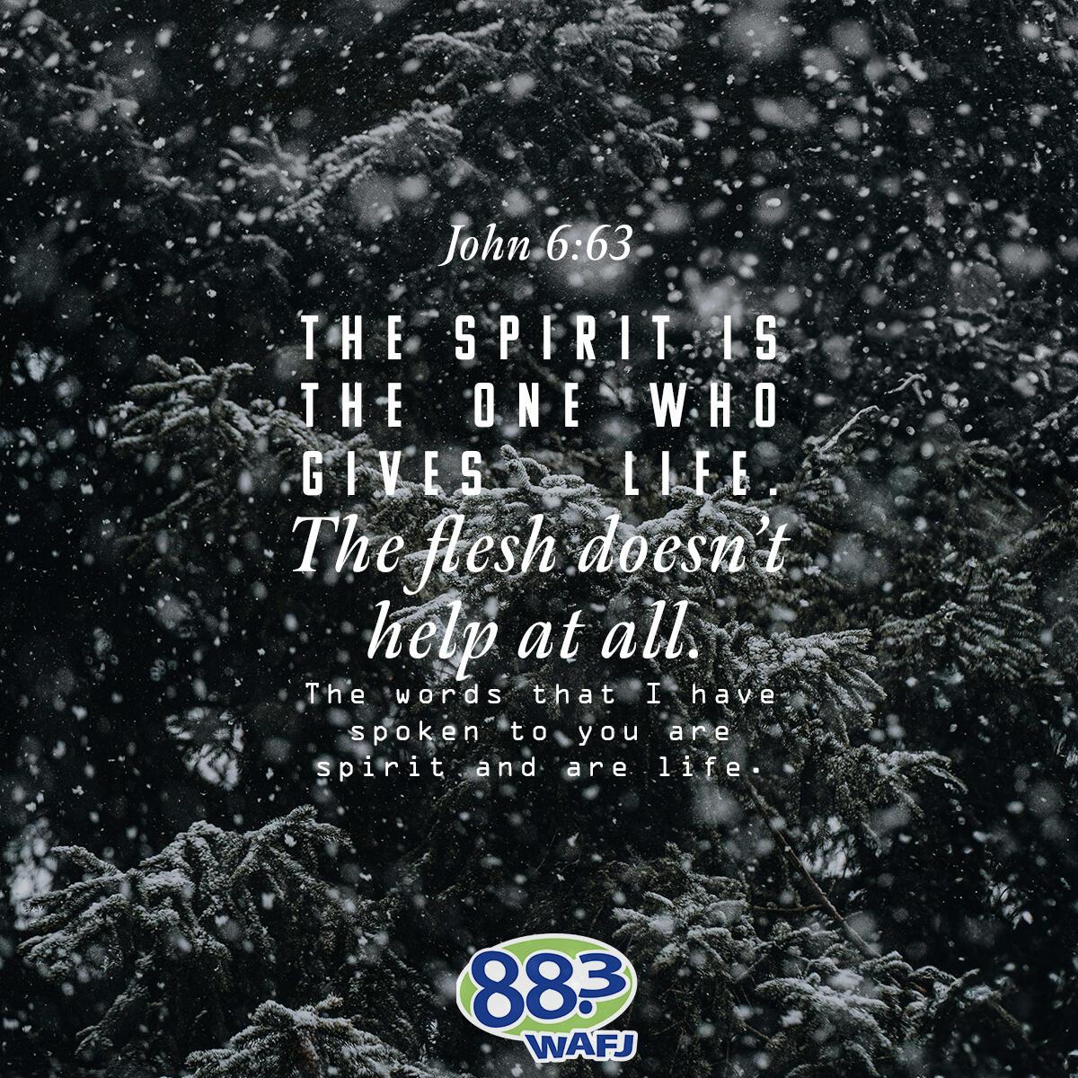John 6:63 - Verse of the Day