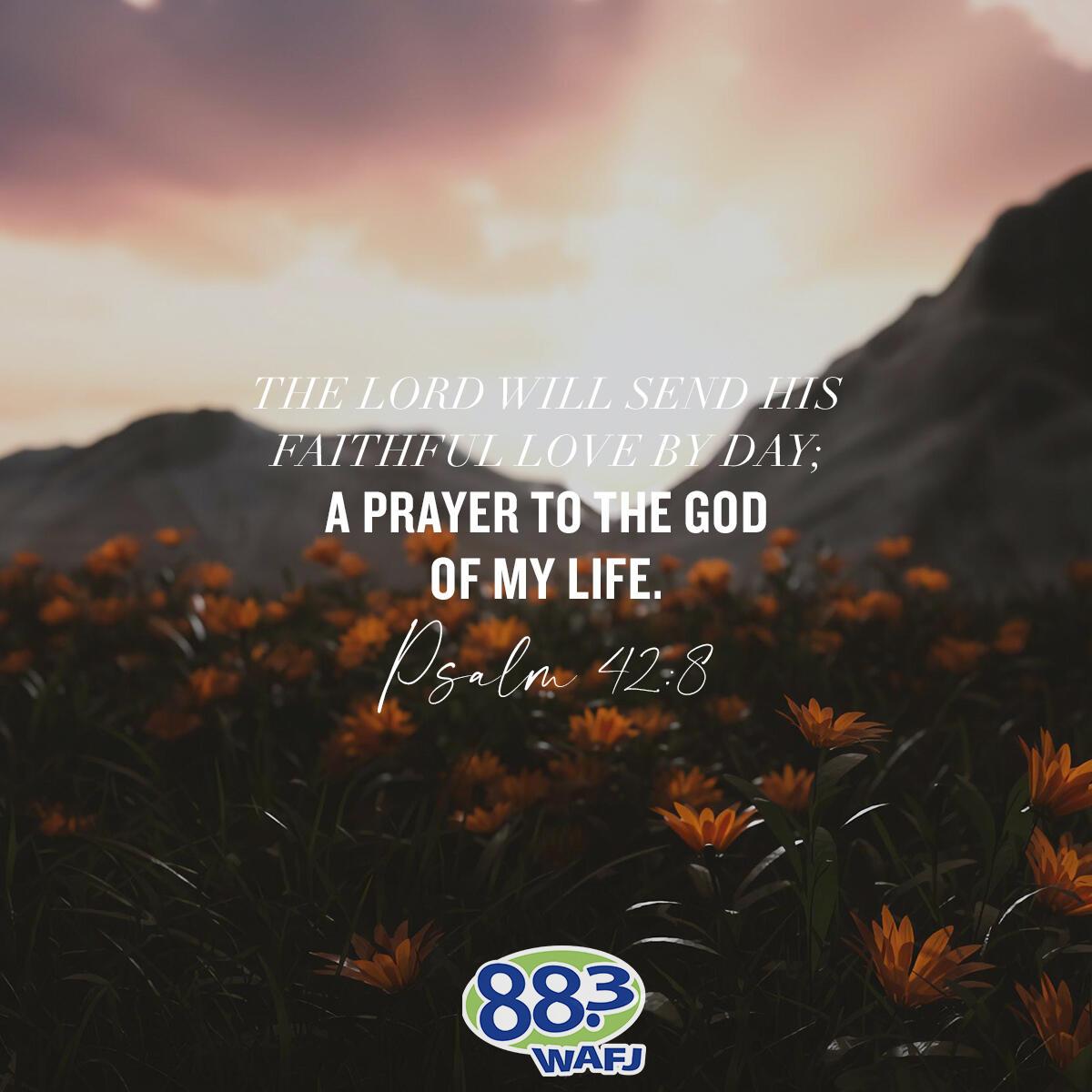 Psalm 42:8 - Verse of the Day